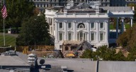 Photos show entirety of East Wing, including its colonnade, torn down