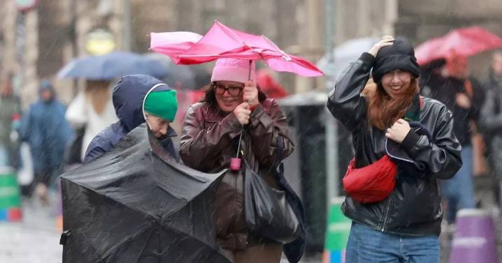 Edinburgh forecasters extend yellow weather warning as Storm Amy covers Scotland