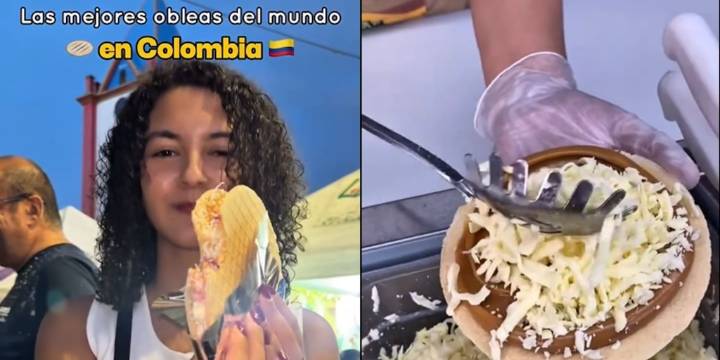 Las obleas colombianas son las mejores del mundo, creadora de contenido muestra el porqué