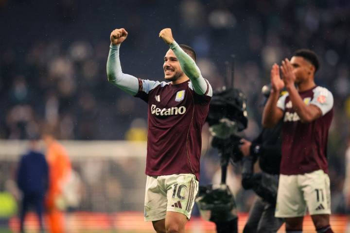 Buendia lideró la remontada de Aston Villa ante Tottenham