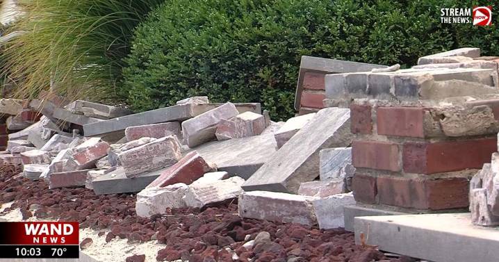 Homeowner says construction 'triggered' the destruction of her property; contractors deny claim