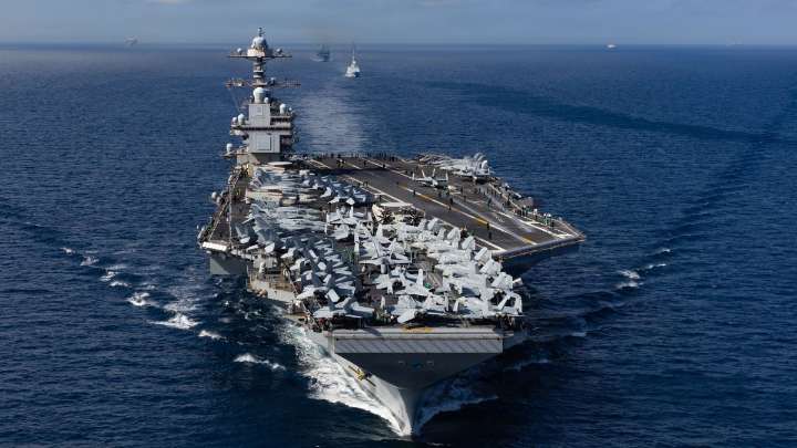 Pentagon orders USS Gerald R. Ford into Caribbean, first carrier sent to region