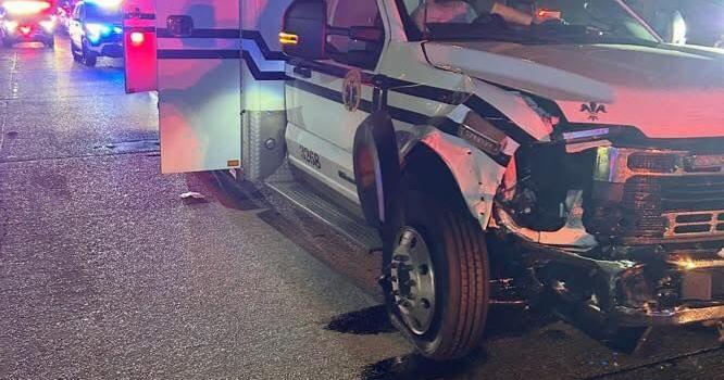 Stolen New Orleans ambulance crashes into vehicle on busy Slidell roadway, police say