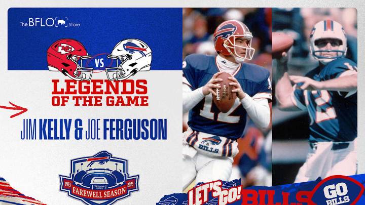 Jim Kelly and Joe Ferguson announced as Legends of the Game for Bills vs. Chiefs