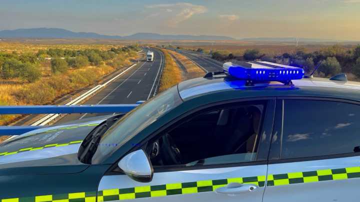 Cazado a 183 km/hora en una vía limitada a 90 en Cáceres