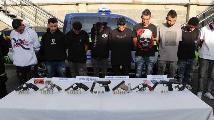 Desarticulada red sicarial del grupo delincuencial ‘La Cordillera’ en Pereira: nueve capturados y ocho armas incautadas