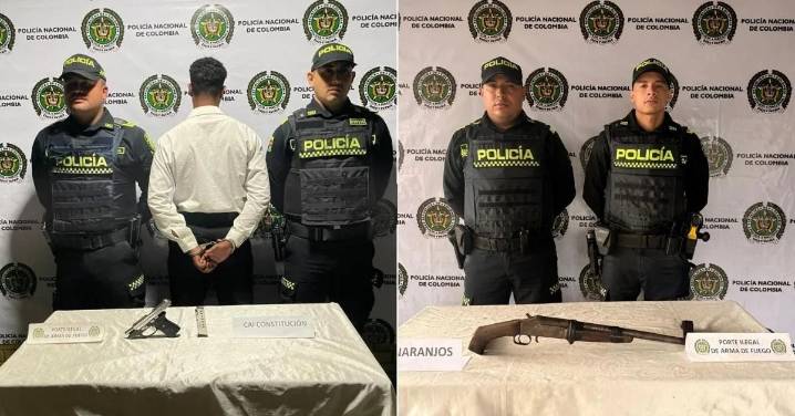 Capturados dos hombres tras balacera en Armenia: uno de ellos conocido como “Ozuna” resultó herido