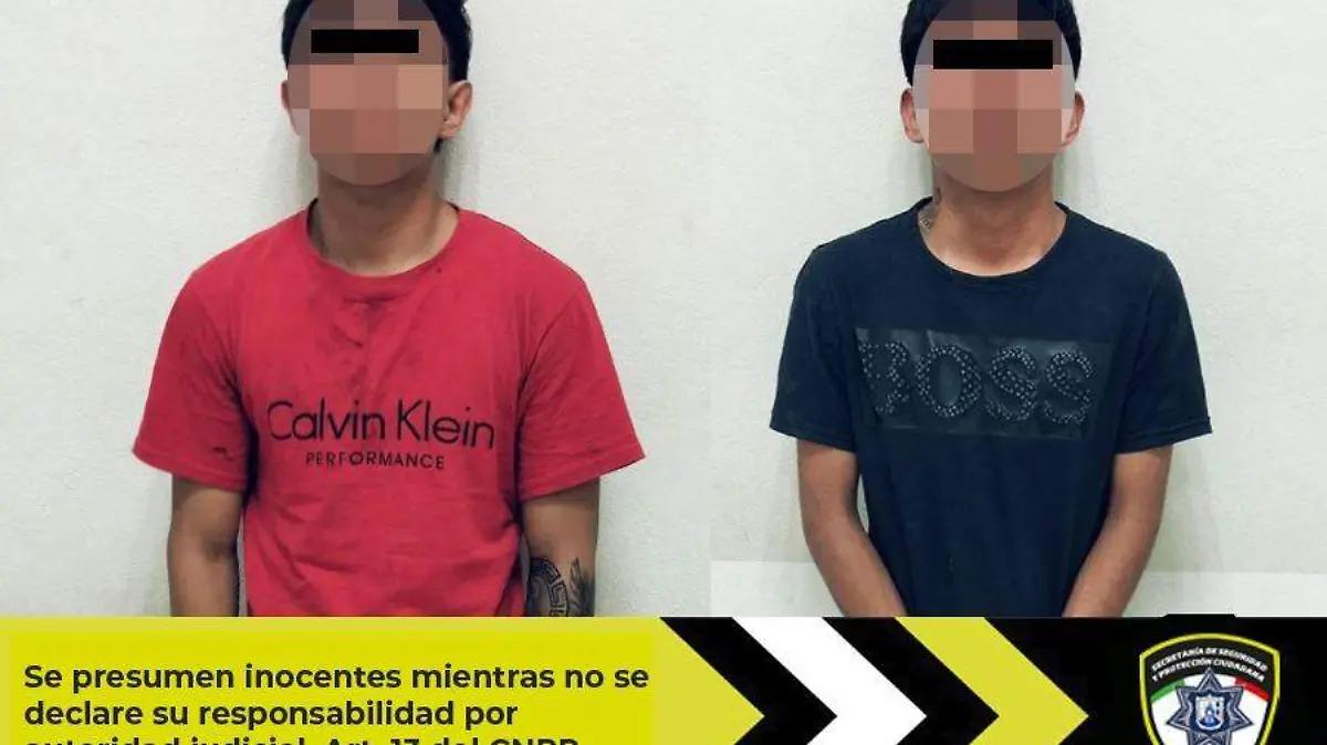 Par de adolescentes, detenidos por agredir a un policía en la capital