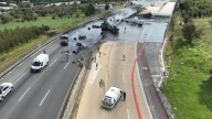 Explosión de pipa paraliza por más de ocho horas la autopista México