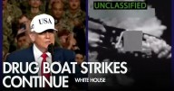 Strikes on suspected drug boats continue, Trump: “No ships coming in with drugs”