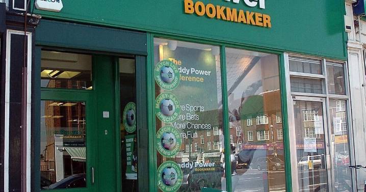 Paddy Power to shut 57 shops in UK and Ireland - with almost 250 jobs at risk