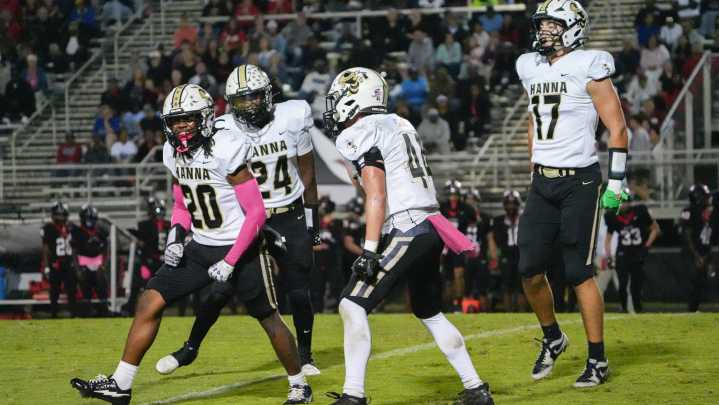 SCHSL football T.L. Hanna High at Hillcrest High. Our best photos