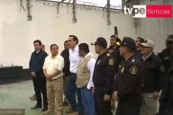 Presidente Jerí participa de traslado de internos de alta peligrosidad en Penal Ancón I