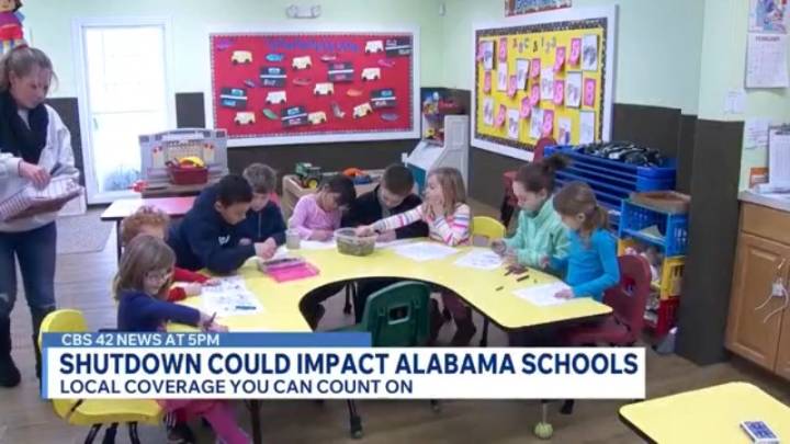 How the government shutdown could impact Alabama schools