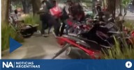 Video: brutal pelea entre los “Hells Angels” y “trapitos" en La Plata
