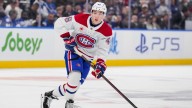 Hutson enjoys 'cool and special moment' with Canadiens after contract signing