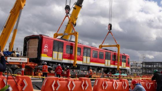 Llega a Colombia el segundo tren del Metro de Bogotá: así avanza la obra