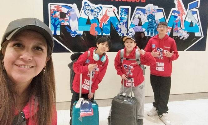 Equipo de estudiantes natalinos ya está en Panamá