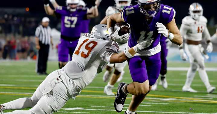 Touchdown Ty: Carroll College redshirt freshman receiving TE baton from All