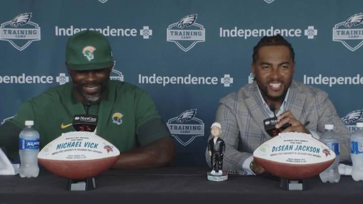 From NFL stars to HBCU head coaches: Vick and Jackson on same path as they reunite in Philadelphia