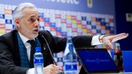 Jesús Martínez, propietario del Oviedo: "Hablemos de copas europeas, no quiero hablar del descenso"
