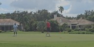 Golf with Olympians tees off