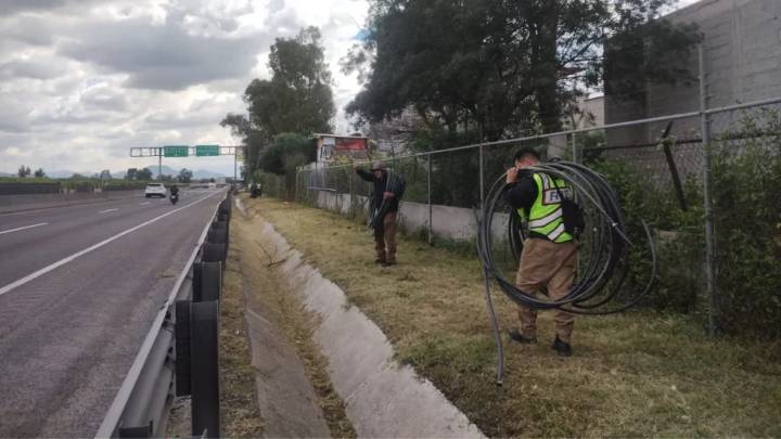 Desmantelan punto de huachicol de agua potable en Ecatepec