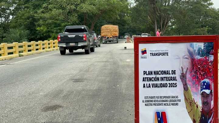Culminada rehabilitación del puente El Corozo en Barinas afectado por las lluvias
