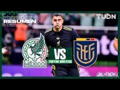 México vs. Ecuador (1-1): resultado, resumen y goles por amistoso 