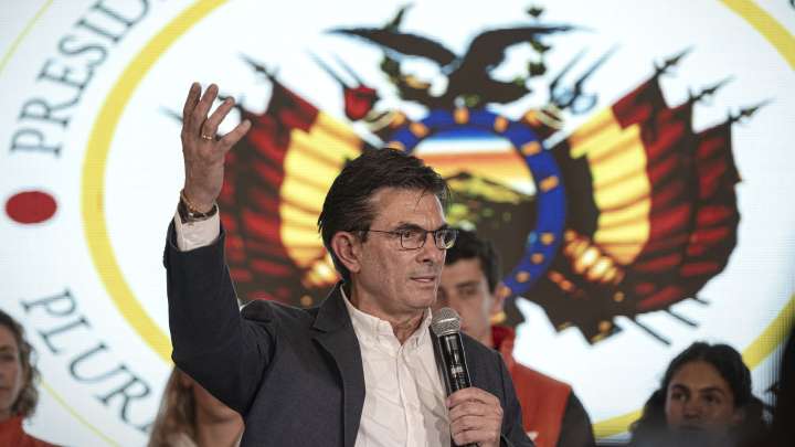 Bolivia elects centrist over far-right presidential rival