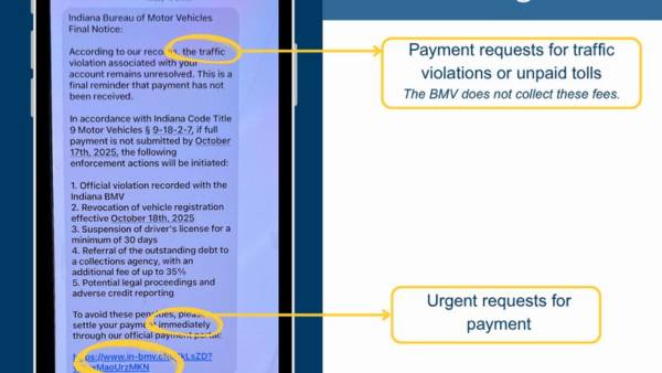 BMV Warns Customers of New Scam Text Messages