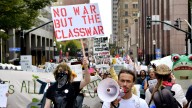 See thousands of demonstrators at 'No Kings' protest in Louisville