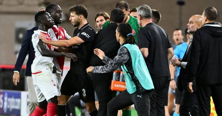 Erling Haaland slams 'not good enough' Man City as two red cards shown in Monaco chaos