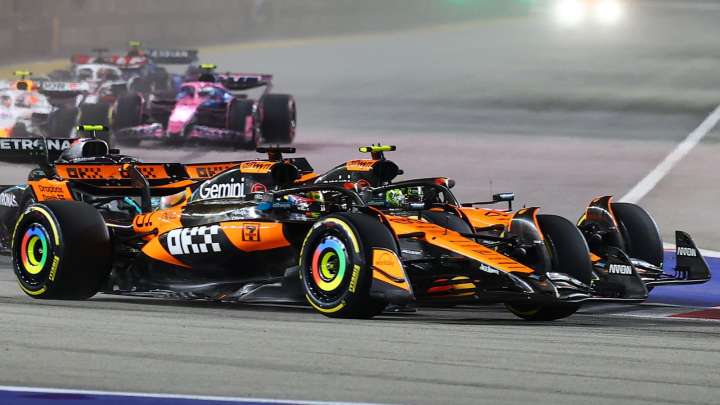 Lando Norris-Oscar Piastri Singapore GP collision has changed ground rules in F1 title battle, says Martin Brundle