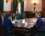 Claudia Sheinbaum se reúne con el director de Scotiabank