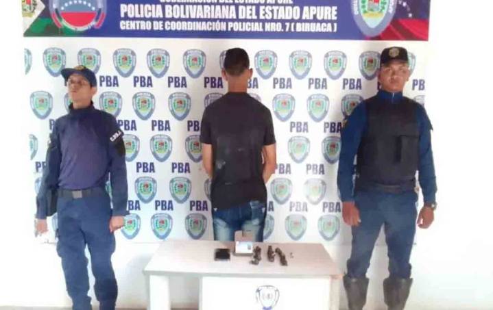 PNB de Apure aprehendió a un sujeto por microtráfico de drogas