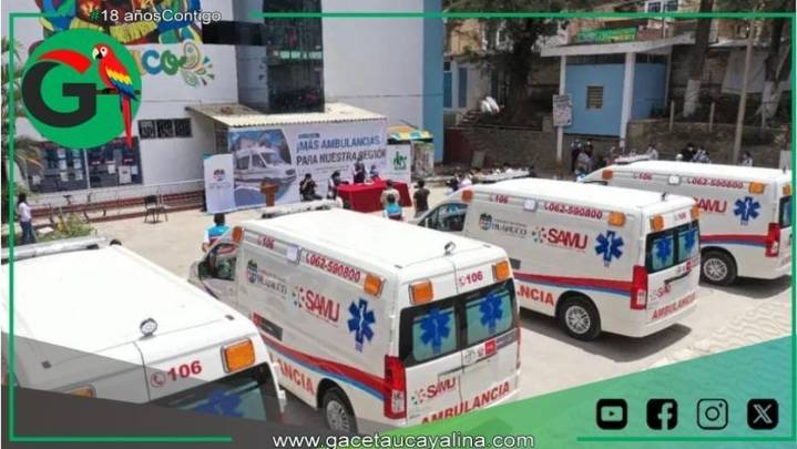 Gorehco impulsa histórica inversión para adquirir 101 ambulancias en Huánuco.