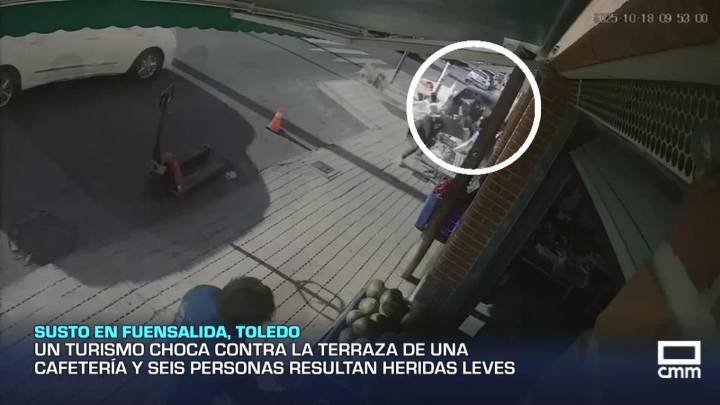 Se investiga el accidente en una terraza en Fuensalida (Toledo)