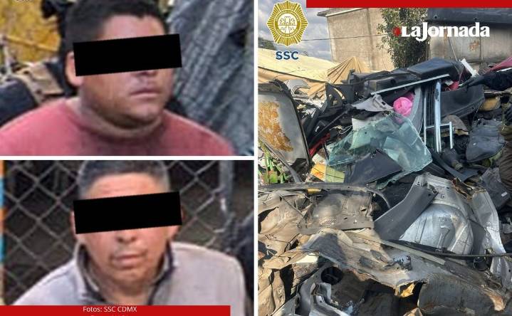 Dos detenidos y autopartes aseguradas tras cateo en Xochimilco
