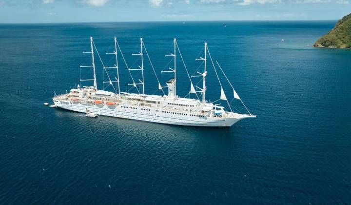 Alta cocina, spa de lujo y bares panorámicos: el velero más grande del mundo llega a Canarias