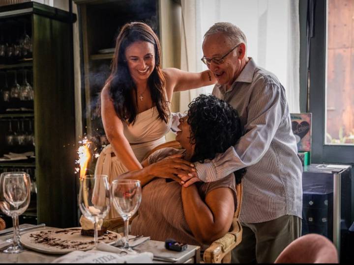 My boyfriend was killed 3 years ago. I'm hosting a sisterhood wedding to share my vows with those who helped me through my grief.