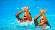 Ella es Isabellah Quiñónez Jiménez, la figura de Colombia, en natación artístico, del Suramericano de Brasil