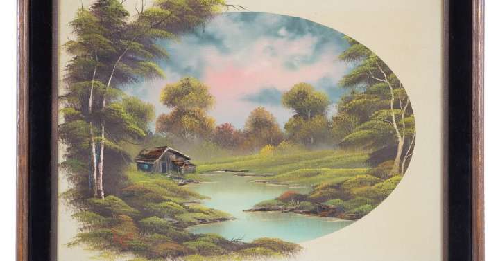 Rare Bob Ross painting goes up for auction in Towson