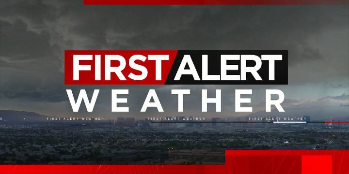 Showers and thunderstorms early Wednesday morning in Las Vegas