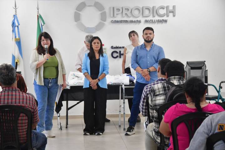 IPRODICH entregó ayudas técnicas a personas con discapacidad del Gran Resistencia