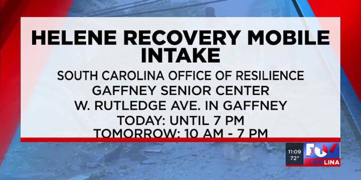 SCOR hosts Helene recovery mobile intake event