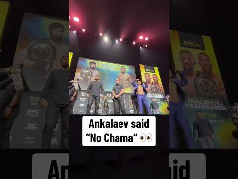 No more Chama? 😳 #UFC320