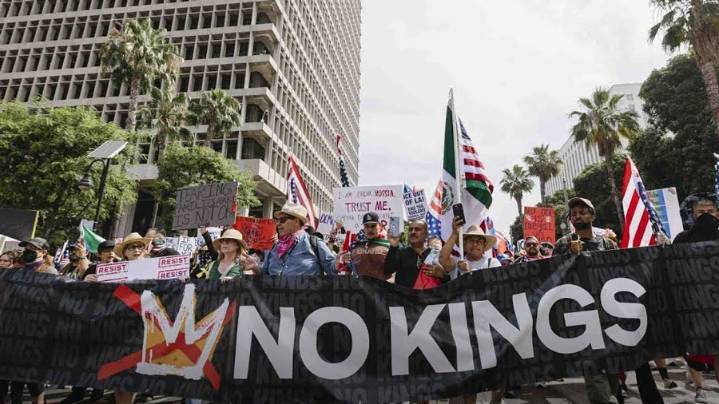 Convocan a más de 2.600 protestas de ‘No Kings Day’ en EEUU