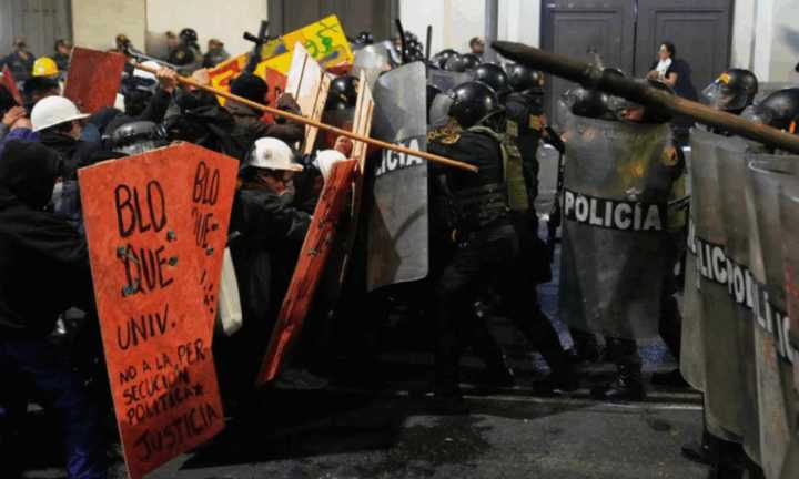 Protestas en Perú ya llevan un muerto