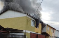 Dos lesionados deja incendio estructural registrado en el sector Los Pinos de Quilpué